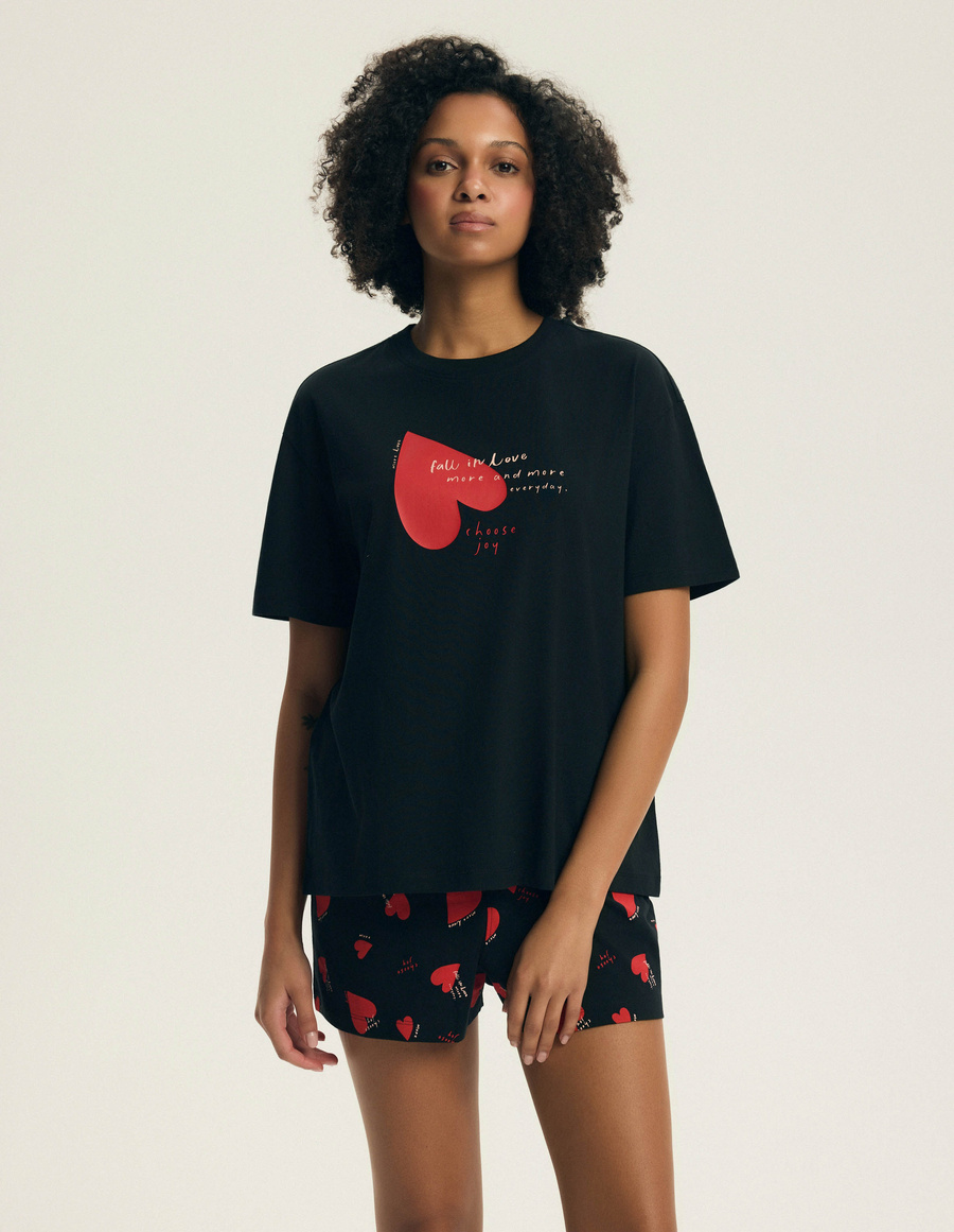 Pijama de bumbac Elain pentru femei