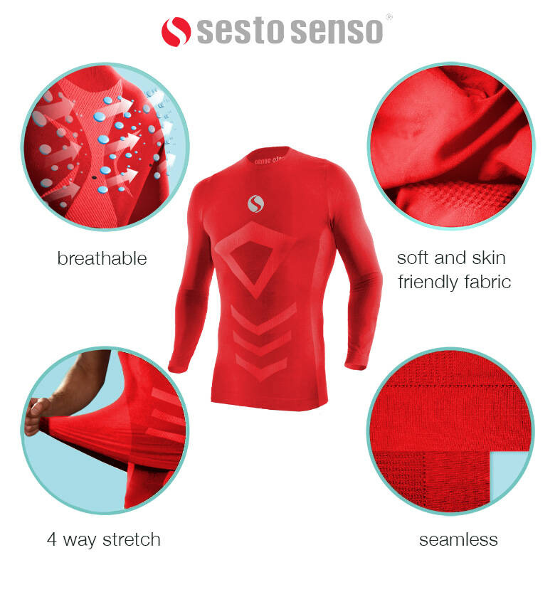 Sesto Senso thermoaktives Stretch-Sport-Set