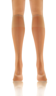 Sesto Senso Damen Podkolanówki IRIS 15 Den – Halbtransparent mit Bosem Fuß Effekt, Poliamid-Elastan Mix, Ideal für Sommer, Bequem und Rutschfest, 10er Pack, Farben: Vision, Nero, Fumo, Made in Poland