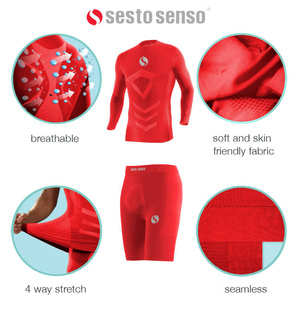 Sesto Senso thermoaktives Stretch-Sport-Set