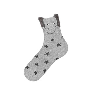 Graue Soxo Kindersocken mit Ohren