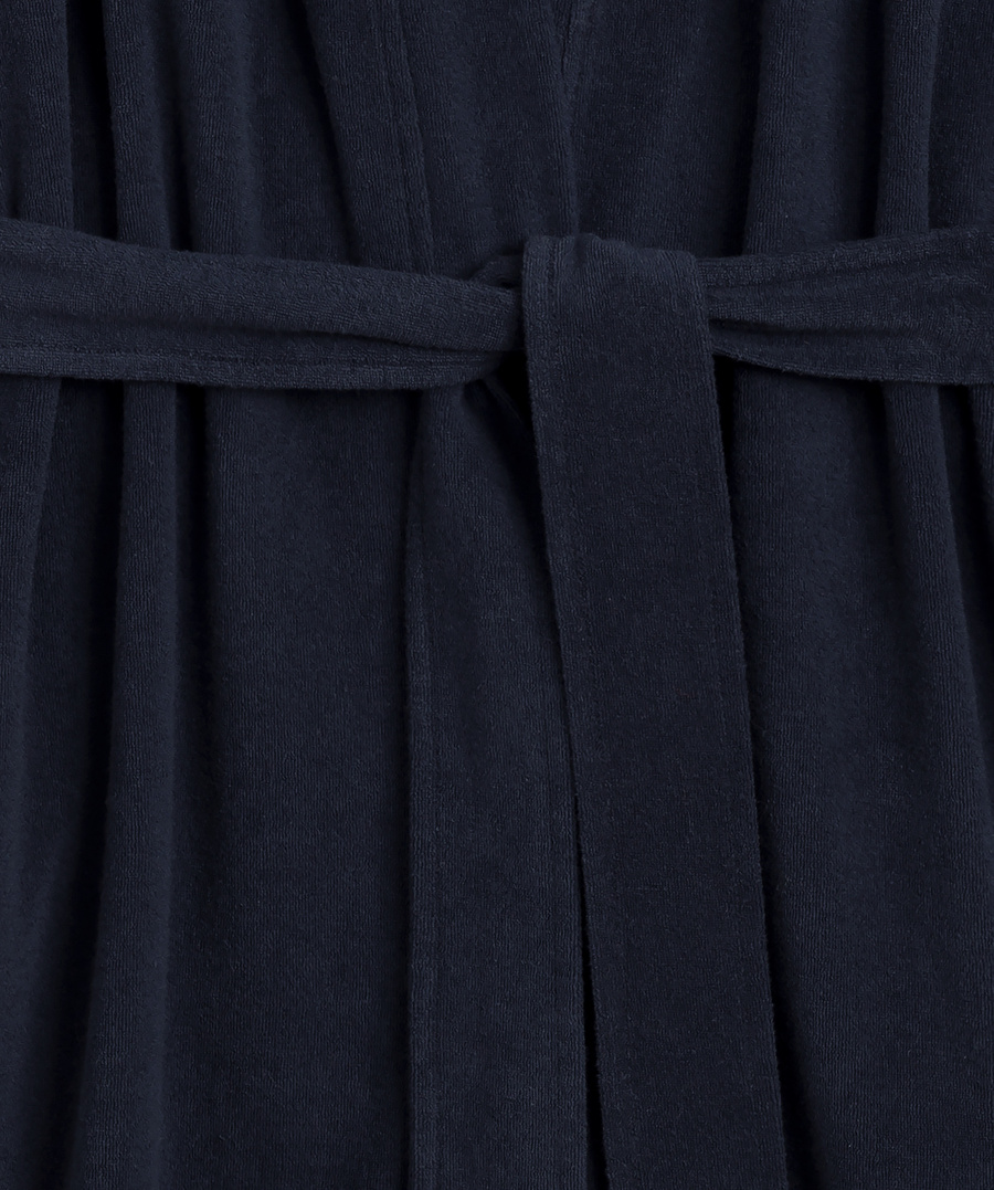 Damen Bademantel Serie Blau