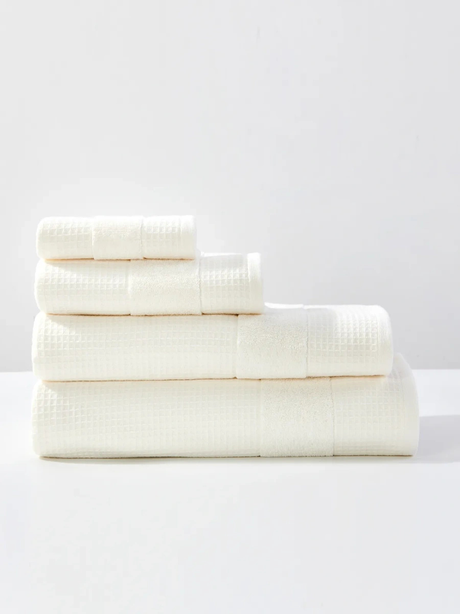 Handtuch Checky Weiß