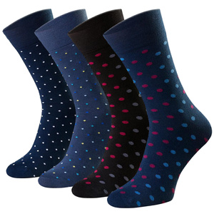 Șosete clasice bărbați Seria Art. 056 Albastre cu buline