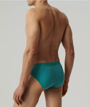 Herren-Slips 3MP-094 Grün/Blau