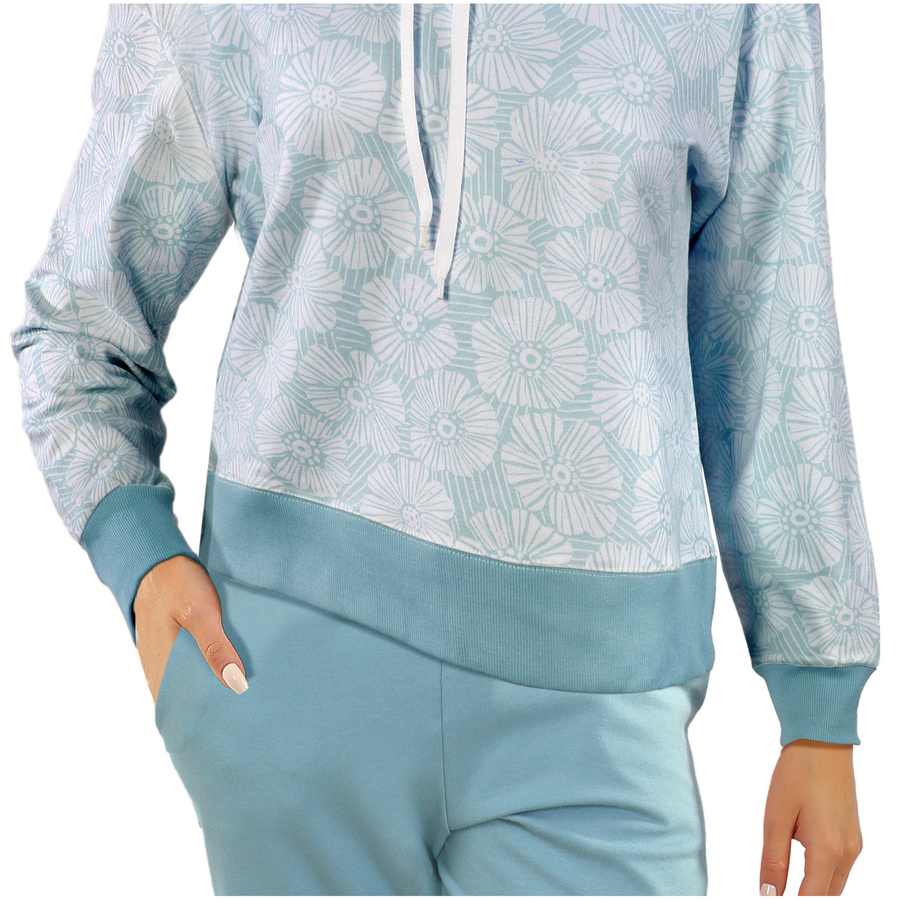 Damen Sweatshirt Mono Minze