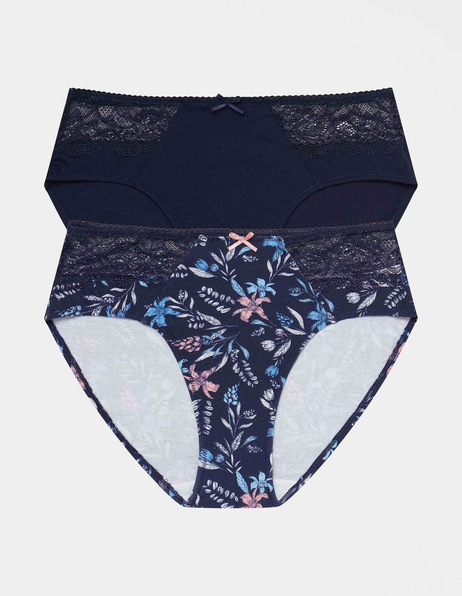 Hally Höschen mit hoher Taille 2er-Pack