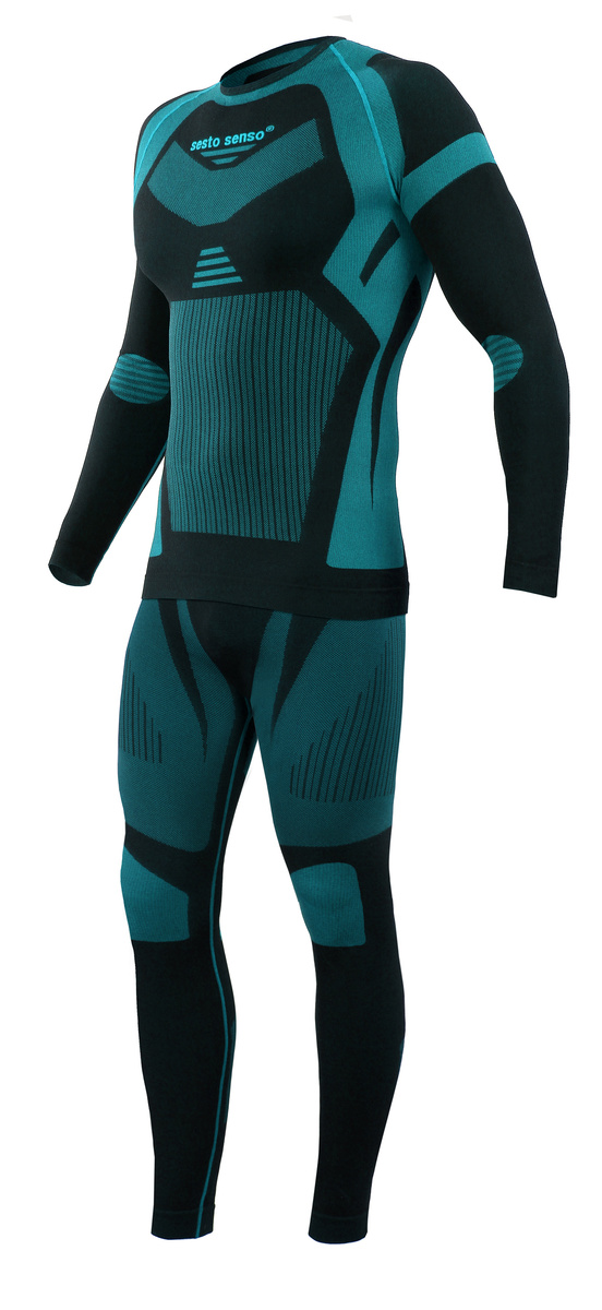 Thermounterwäsche-Set Herren Thermo Active Grün