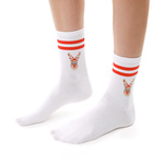 Skarpetki świąteczne w mikołaje art. 136 CO058 granatowe