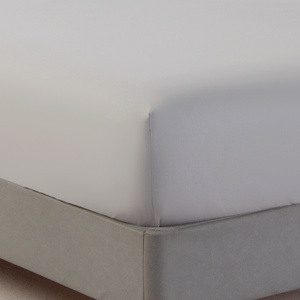 Spannbettlaken Satyn Grau