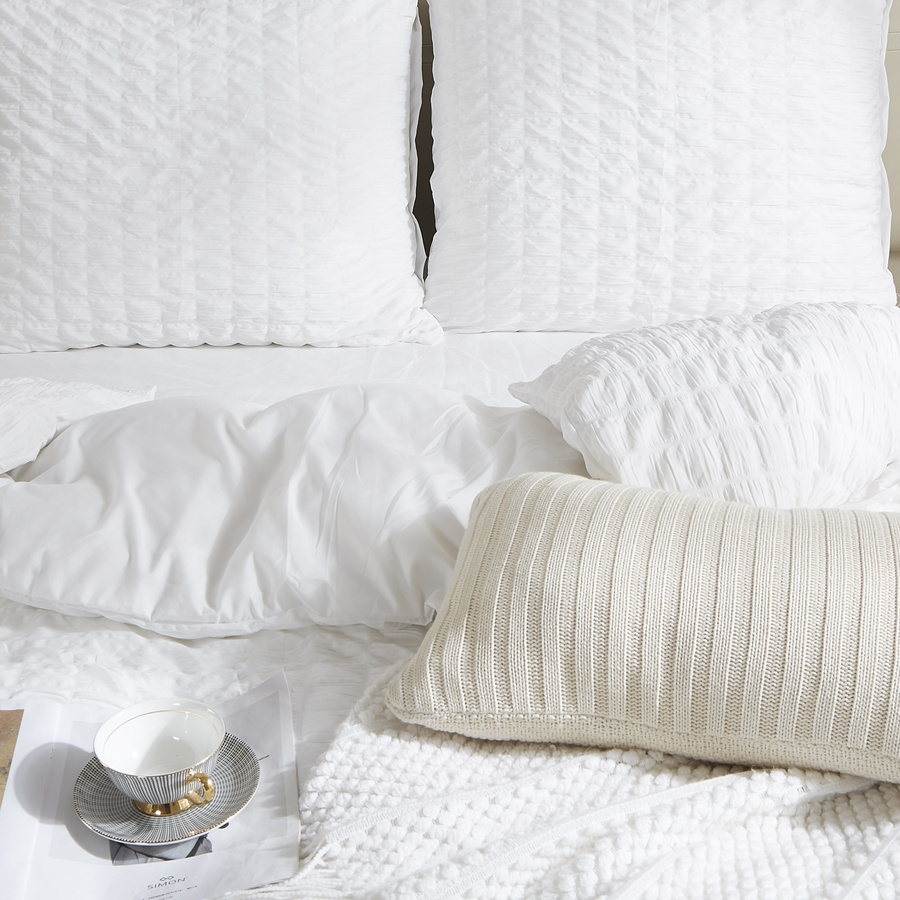 Bettwäsche Creasy Weiß