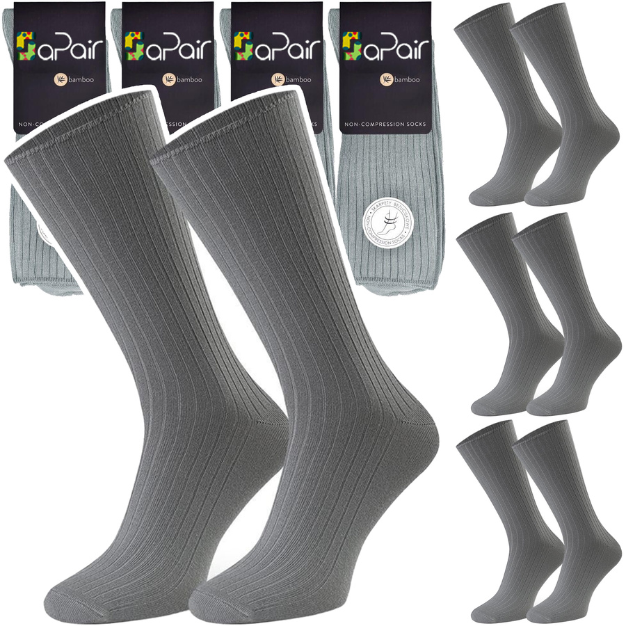 Skarpety bambusowe męskie czarny art.086 Steven