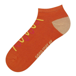 Șosete scurte bărbați Hot Dog Gri și Portocaliu