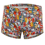 Herren-Boxershorts Funny 10 Mehrfarbig