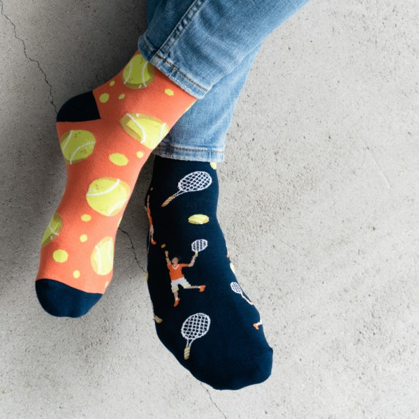 Farbige Damen/Herren Tennis-Socken Mehr Mode