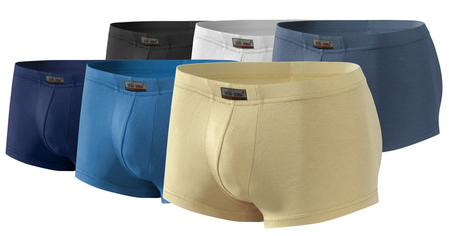 6X Kurze mikromodale Sport-Boxershorts URBAN Sesto Senso