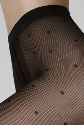 Gatta Funny gepunktete Strumpfhose für Frauen