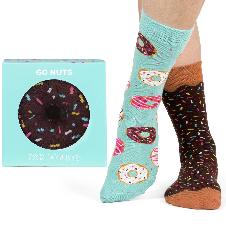 Damensocken Serie Donut Blau