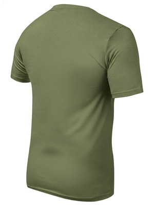 Mustang Herren T-Shirt 4222 – Bequeme Baumwolle, Atmungsaktiv, OEKO-TEX Zertifiziert, Olivgrün, Regular Fit, Alltag & Freizeit geeignet