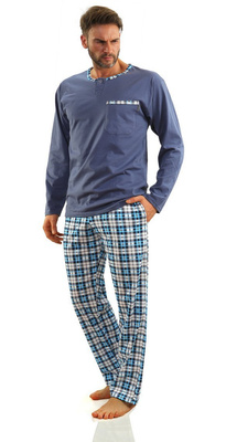 Pijama pentru bărbați Seria Jeans Albastră