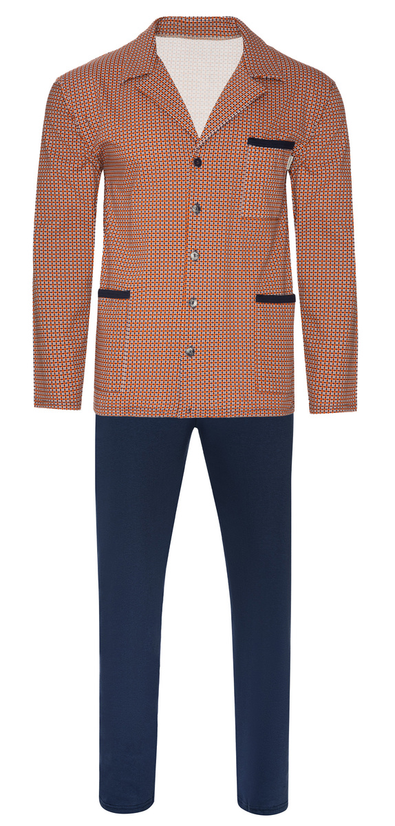 Herren-Schlafanzug Serie Blau