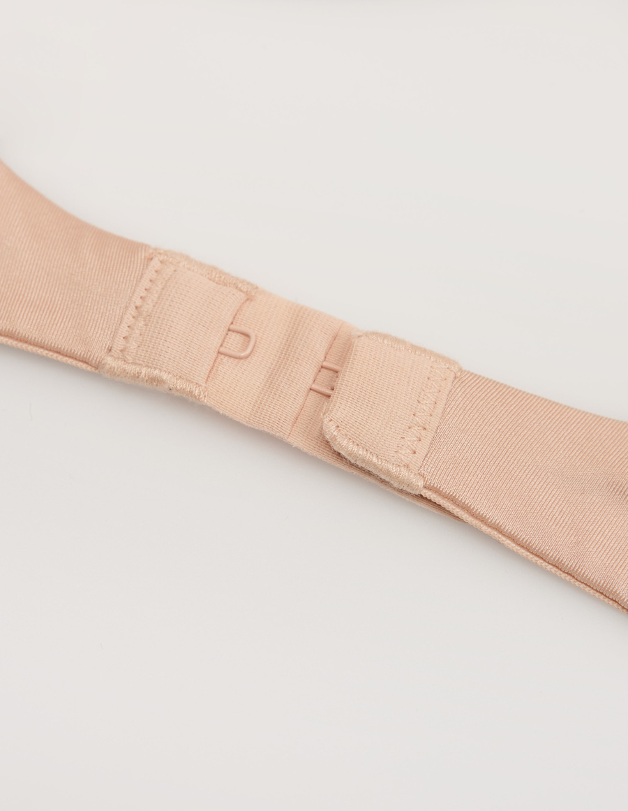 Push-up-BH Seidiges Beige