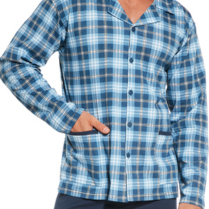 Herren Pyjama Serie 114 Blau