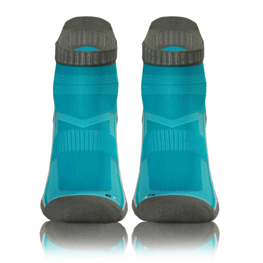 Sesto Senso Herren Sport Socken SKB07 – Atmungsaktiv, Nahtlos, Poliamid, Thermoregulation, Ideal für Sport, Nicht einschnürend, Blau, Einzeln erhältlich