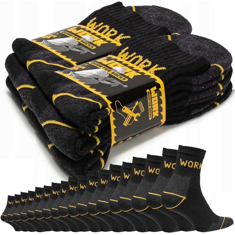 polskie Skarpety Robocze męskie WORK mega mocne