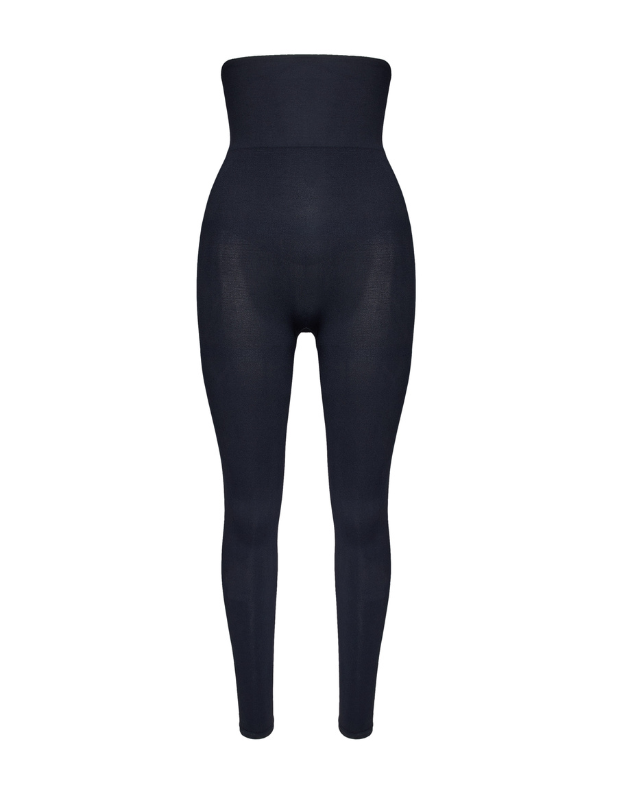 Shrinky Modeling Leggings Schwarz