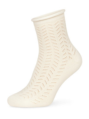 Durchbrochene Damensocken ohne Drücker 989