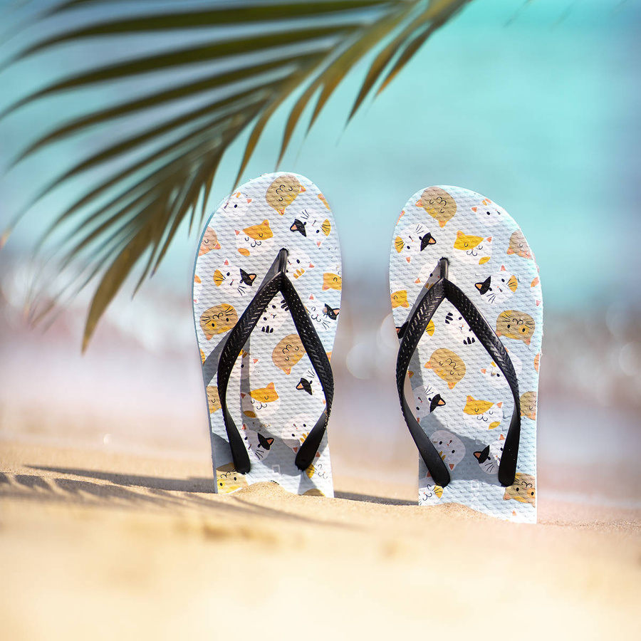 Japonki Plażowe Comfort Damskie Męskie SOXO | Wesołe & Kolorowe w KOTY | Idealne na Plażę Wakacje i na Basen