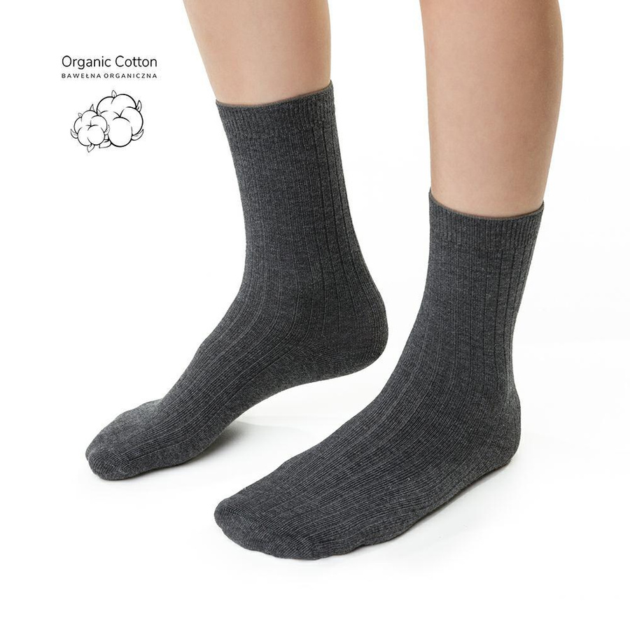 Striped socks in organic cotton