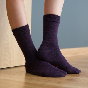 Socken Kinder Serie Merino Wool Violett