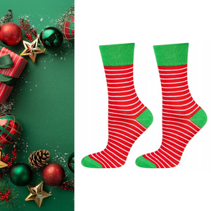 Skarpetki męskie kolorowe SOXO GOOD STUFF w paski Święta Boże Narodzenie Prezent