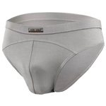 Sesto Senso Herren Slips Cadet – Mikromodal Unterwäsche, Bequemer Sitz, Flache Nähte, Pflegeleicht, Klassisches Design, Alltagskomfort, Farbe: Popiel, Größe: SM03, Ideal für Männer