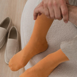 Socken Herren Serie Orange