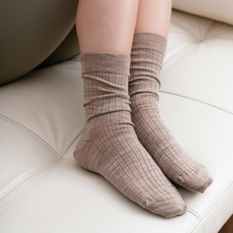 Kompressionsfreie Damensocken aus Merinowolle Art. 130