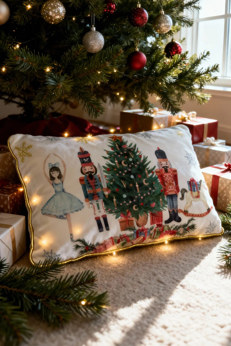 S KISSENBEZUG 30*50 WEIHNACHTSZEIT LED