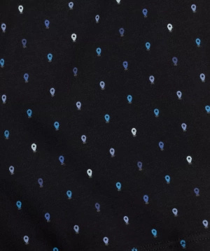 Boxershorts 3mh-220 Schwarz Blau