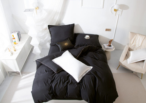 Bettwaren Queen Schwarz Gold