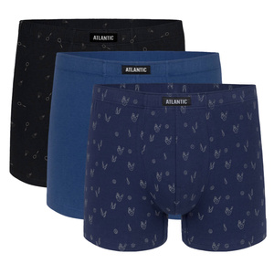Boxershorts 3MH-025 Schwarz, Blau
