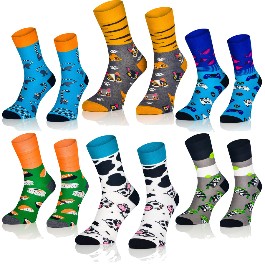 Bunte Socken aus Baumwolle Funny Art. 1917 Intenso