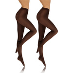 Blickdichte Strumpfhose Hiver 40DEN Rot