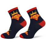 Gemusterte Socken Muttertagsgeschenk Milena Navy Blau