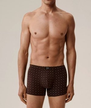 Herren-Boxershorts Serie 3mh-216 Braun/Marineblau