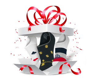 Eine Schachtel Voller Socken - Als Geschenk