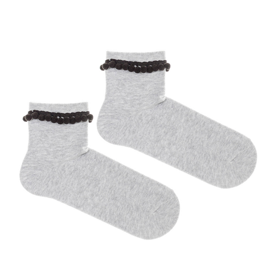 Baumwollsocken mit Pompones Milena