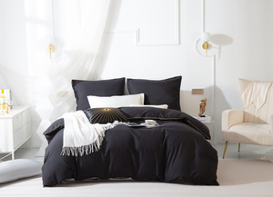 Bettwaren Queen Schwarz Gold