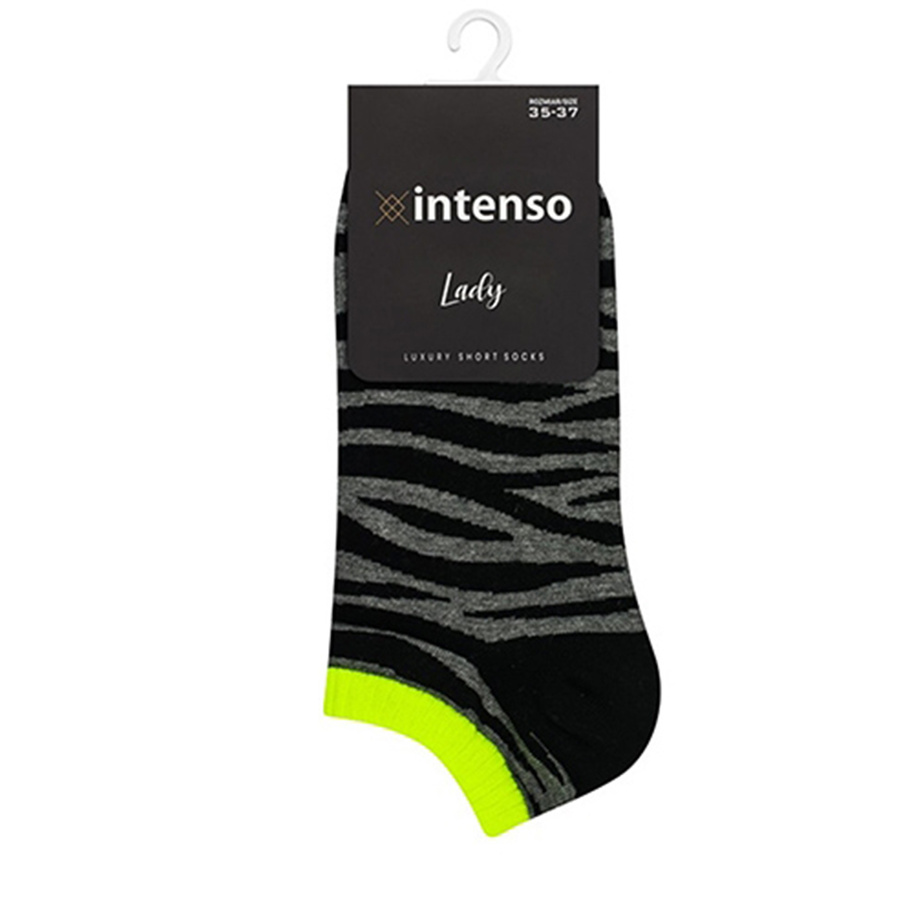 Skarpetki damskie STOPKI kolorowe zabawne Intenso 013